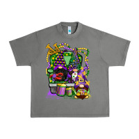 Tornado mardi gras gnomies truck Urban Heavy Tee - CowGirlArtShop