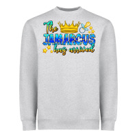 Heather Grey The Jamarcus Has Arrived Heavyweight Sweatshirt - CowhideDigitalArt