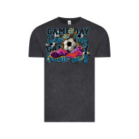 Vintage Black Game day soccer Vintage Tee - HowdyJamesFarm