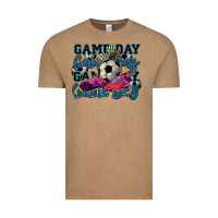 Vintage Coffee Game day soccer Vintage Tee - HowdyJamesFarm