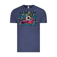 Vintage Denim Game day soccer Vintage Tee - HowdyJamesFarm