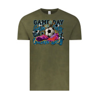 Vintage Olive Game day soccer Vintage Tee - HowdyJamesFarm