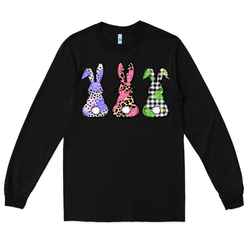 Easter Bunnies Long Sleeve Tee by CowGirlArtShop | Teevron