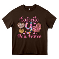 Chocolate Brown cafecito y pan dulce Heavy Core Tee - Artiststas