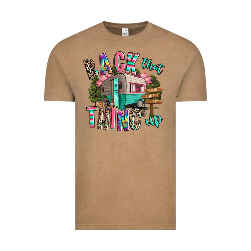 Back That Thing Up Camping Vintage Tee by RanaPortraitStore | Teevron