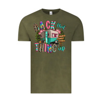 Vintage Olive back that thing up camping Vintage Tee - RanaPortraitStore