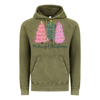 Vintage Olive merry christmas trees Vintage Hoodie - CowGirlArtShop