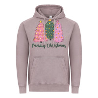 Vintage Zinc merry christmas trees Vintage Hoodie - CowGirlArtShop