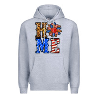 Heather Grey 4th of july home Premium Hoodie - BundleAndBundleShop