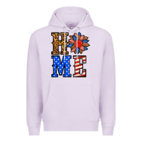 Lilac 4th of july home Premium Hoodie - BundleAndBundleShop