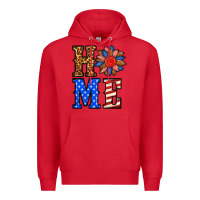 Red 4th of july home Premium Hoodie - BundleAndBundleShop