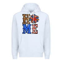 White 4th of july home Premium Hoodie - BundleAndBundleShop
