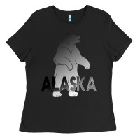 Black Alaska Bear Ladies Tee - Bettercallsaul