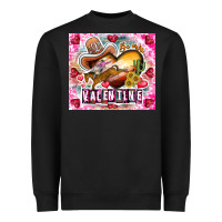 Black Be Mine Valentine Heavyweight Sweatshirt - CowhideDigitalArt