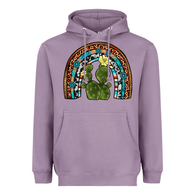 Cactus Gemstone Rainbow Heavyweight Hoodie by Artiststas | Teevron