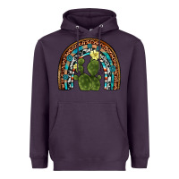 Plum cactus gemstone rainbow Heavyweight Hoodie - Artiststas