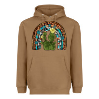 Toasted Coconut cactus gemstone rainbow Heavyweight Hoodie - Artiststas