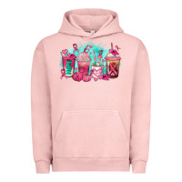 Pigment Salmon breast cancer  coffee cups Urban Hoodie - AdoDesignShop
