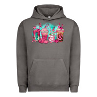 Breast Cancer  Coffee Cups Urban Hoodie | Teevron