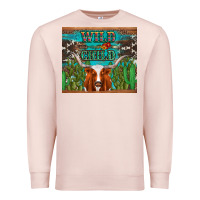 Whild Child Longhorn  Cactus Cowhide Premium Sweatshirt | Teevron