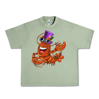 Oil Green mardi gras crawfish Urban Heavy Tee - CowGirlArtShop