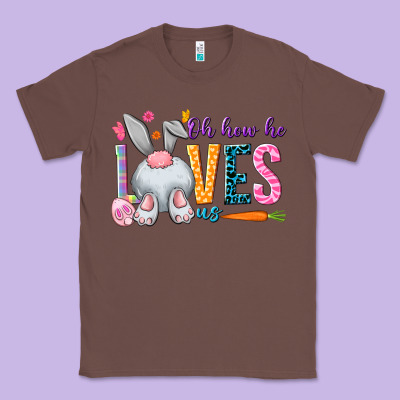 Oh How He Loves Us Classic Tee Designed By Nancycooperartshop
