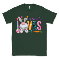 Sports Green Oh how he loves us Classic Tee - NancyCooperArtShop