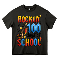 Asphalt rockin' 100 days of school Heavy Core Tee - Artiststas