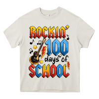 Rockin' 100 Days Of School Heavy Core Tee | Teevron