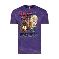 Cloud Purple Grab your joe lets go baseball Vintage Tee - HowdyJamesFarm