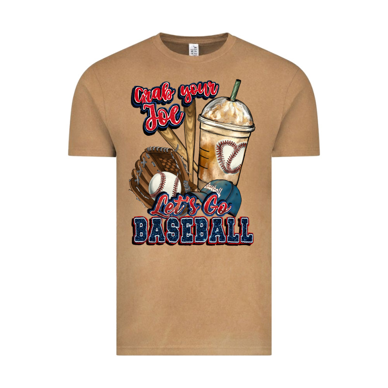 Grab Your Joe Lets Go Baseball Vintage Tee by HowdyJamesFarm | Teevron