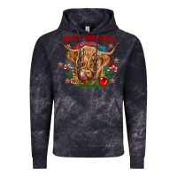 Cloud Black mooey christmas Vintage Hoodie - CowGirlArtShop