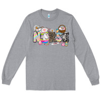 Heather Grey Easter Nurse  Easter Day Long Sleeve Tee - CowGirlArtShop