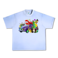 Grape Ice mardi gras gnome on the truck Urban Heavy Tee - CowGirlArtShop