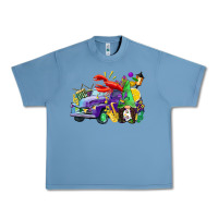 Pebble Blue mardi gras gnome on the truck Urban Heavy Tee - CowGirlArtShop