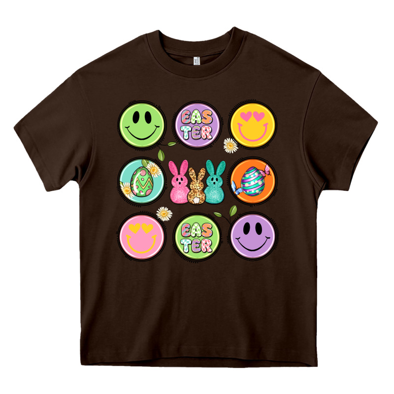 Easter Day Smiley Faces Heavy Core Tee by Artiststas | Teevron