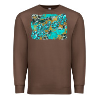 Chestnut gemstone cowhide glitter background Premium Sweatshirt - Artiststas