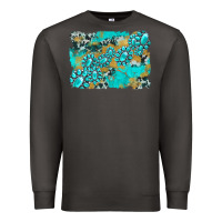 Gemstone Cowhide Glitter Background Premium Sweatshirt | Teevron