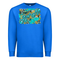 True Royal gemstone cowhide glitter background Premium Sweatshirt - Artiststas