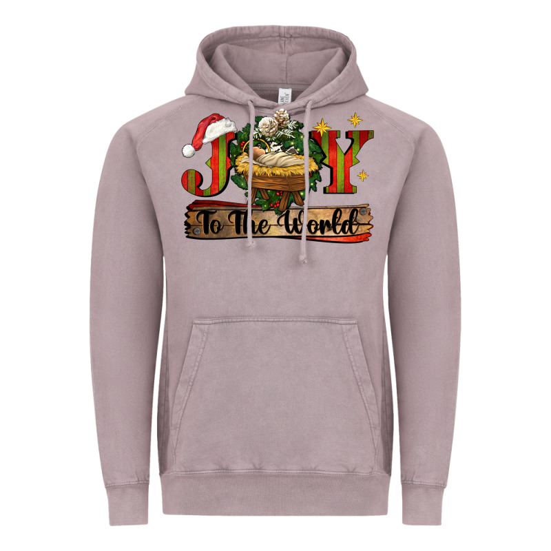 Joy To The World Vintage Hoodie by CowGirlArtShop | Teevron