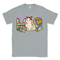 Heather Grey Hop rabbit Classic Tee - NancyCooperArtShop