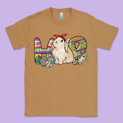 Hop Rabbit Classic Tee Designed By Nancycooperartshop