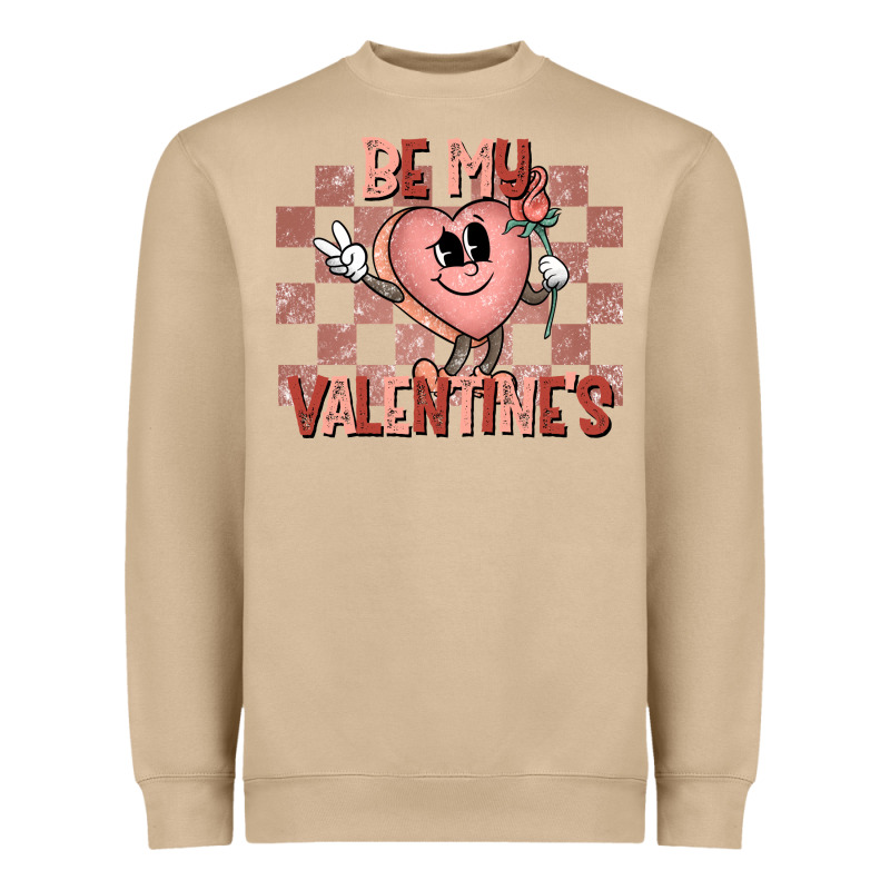 Be My Valentines Heavyweight Sweatshirt by CowhideDigitalArt | Teevron