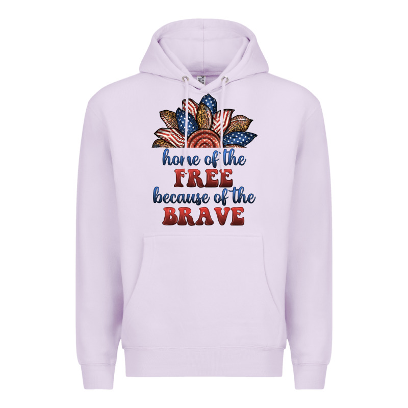 Home Of The Free Because Of The Brave Premium Hoodie by BundleAndBundleShop | Teevron