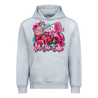 Heather Grey cheer for the cure Urban Hoodie - AdoDesignShop