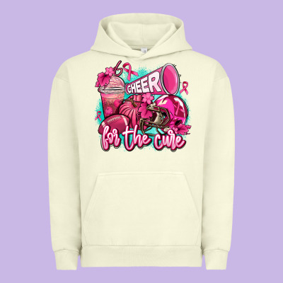 Cheer For The Cure Urban Hoodie Designed By Adodesignshop