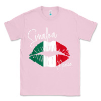 Bubblegum Pink GGT Travel Souvenir Style SINALOA MX Flag Lips Classic Tee - trangStudio