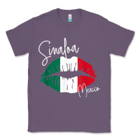 Lavender GGT Travel Souvenir Style SINALOA MX Flag Lips Classic Tee - trangStudio
