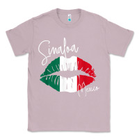 Lilac GGT Travel Souvenir Style SINALOA MX Flag Lips Classic Tee - trangStudio