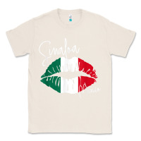 Natural GGT Travel Souvenir Style SINALOA MX Flag Lips Classic Tee - trangStudio